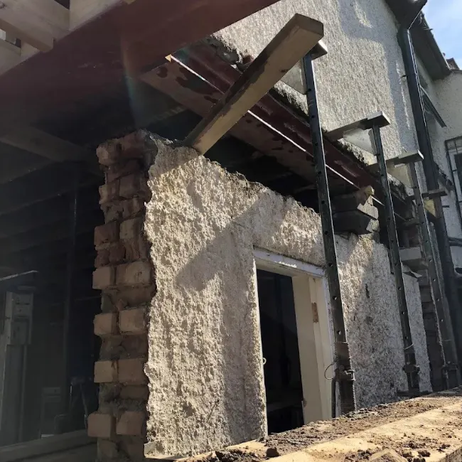 Projects 40 Rear Extension in Wansteadd - Construction