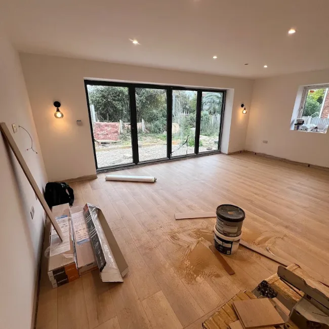 Projects 38 New Build Bungalow Construction In Chelmsford - Interior Progress