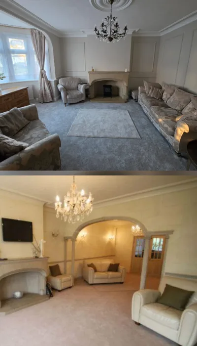 Projects 86 Full House Renovation Project in Woodford Avenue - Living Room